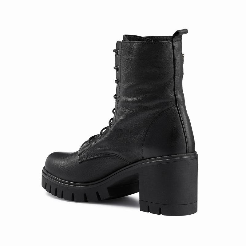 Russell And Bromley Combat Hi Ženske Gležnjače Crne | SCJ2013DG
