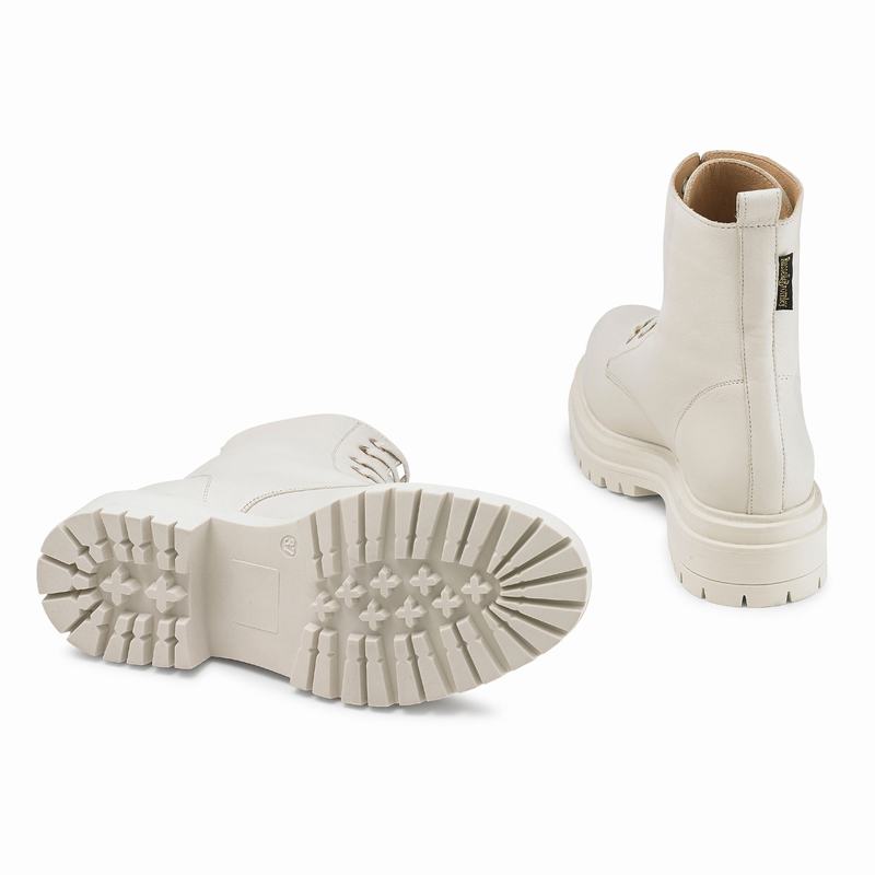 Russell And Bromley Combat Ženske Gležnjače Bijele | YGZ8231VW
