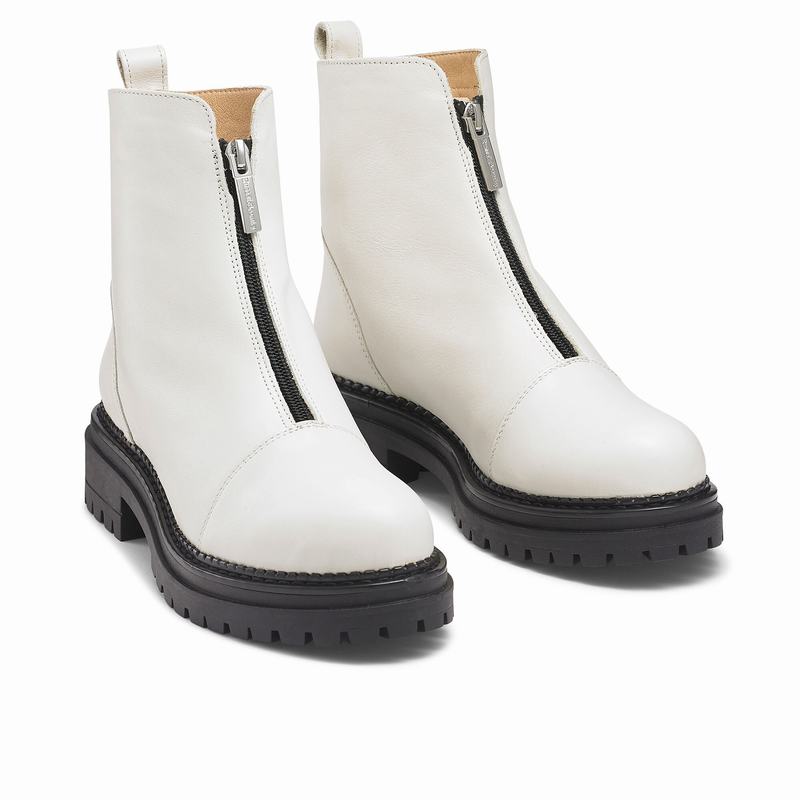 Russell And Bromley Conquest Ženske Gležnjače Bijele | WTD6113ZD