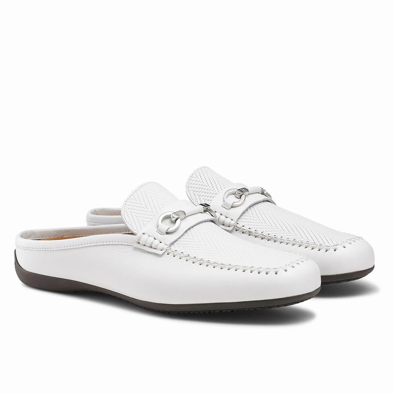 Russell And Bromley Crossout Muške Papuče Bijele | QQB1541LN
