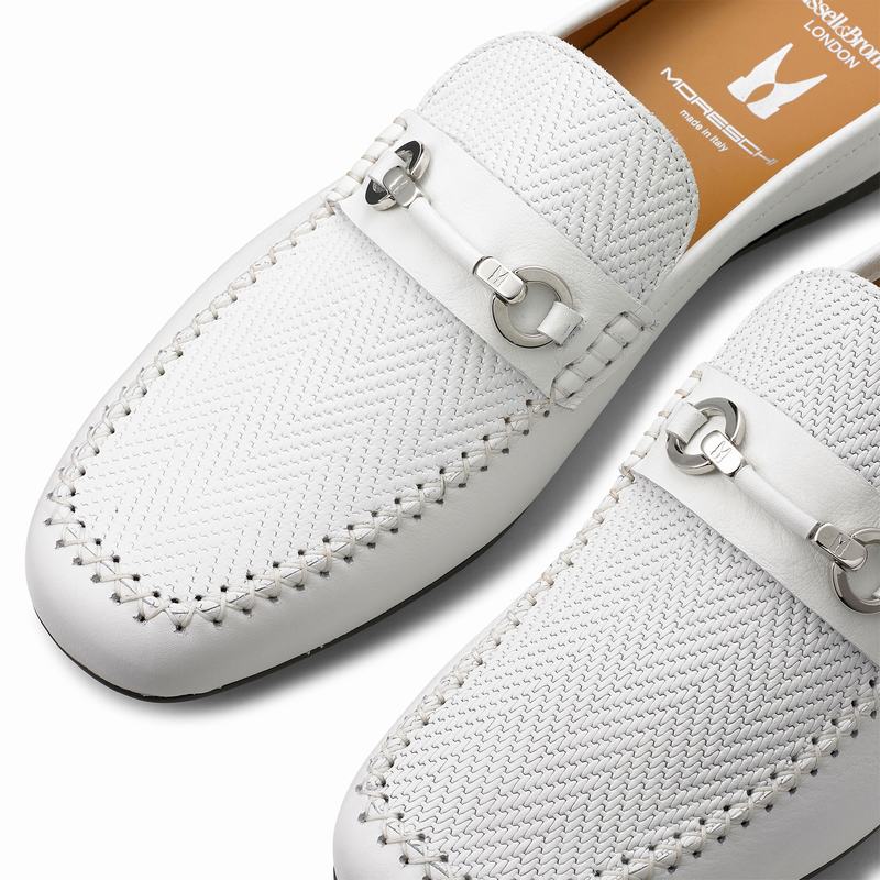 Russell And Bromley Crossout Muške Papuče Bijele | QQB1541LN