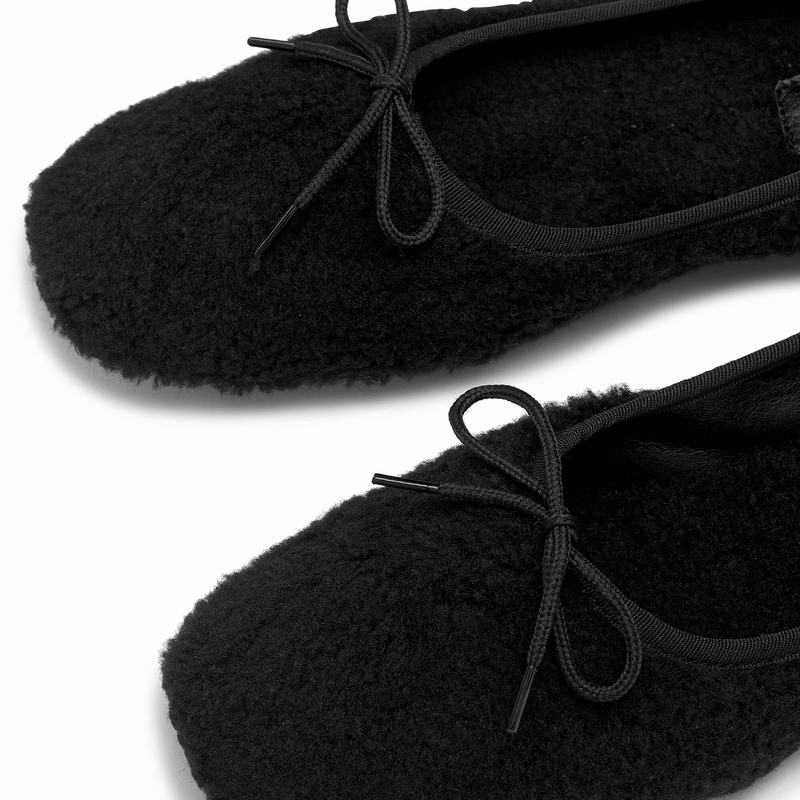 Russell And Bromley Cuddle Ženske Balerine Crne | HDX7578YI
