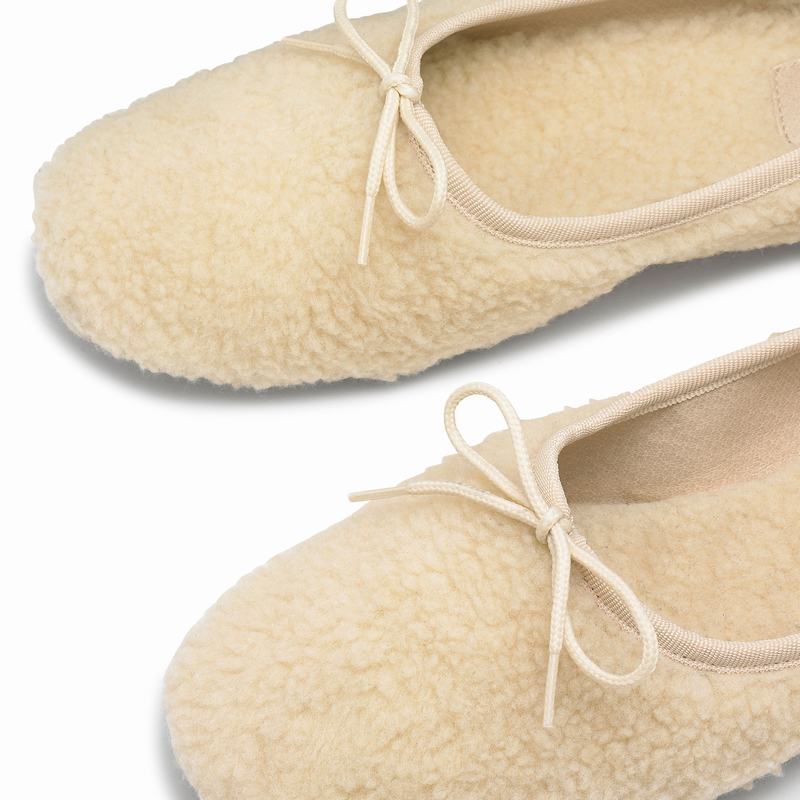 Russell And Bromley Cuddle Ženske Balerine Krem Bijele | MAO7881AF