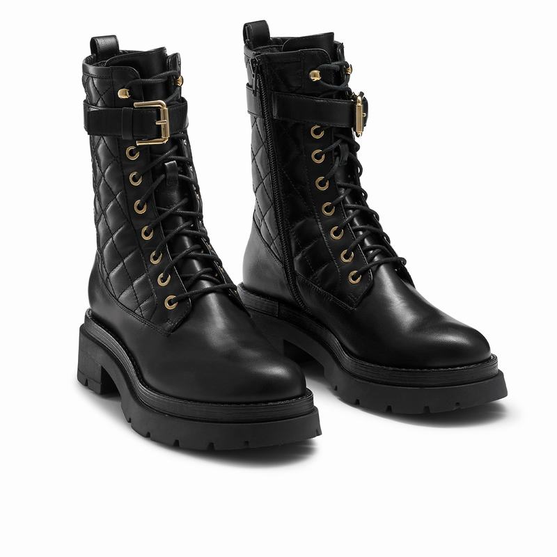 Russell And Bromley Destroy Ženske Čizme Na Vezanje Crne | WLD7376TX