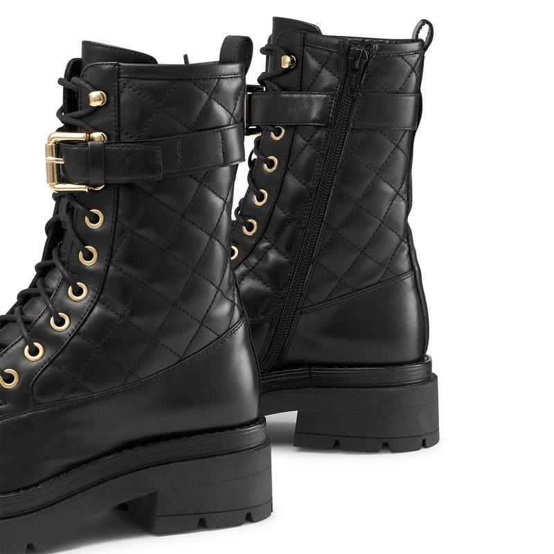 Russell And Bromley Destroy Ženske Čizme Na Vezanje Crne | WLD7376TX