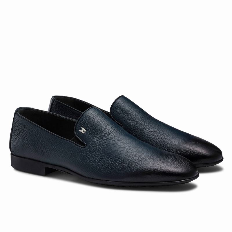 Russell And Bromley Diretto Muške Slip On Cipele Plave | BLT4688TZ