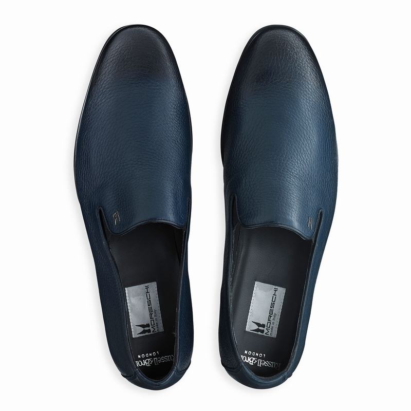 Russell And Bromley Diretto Muške Slip On Cipele Plave | BLT4688TZ