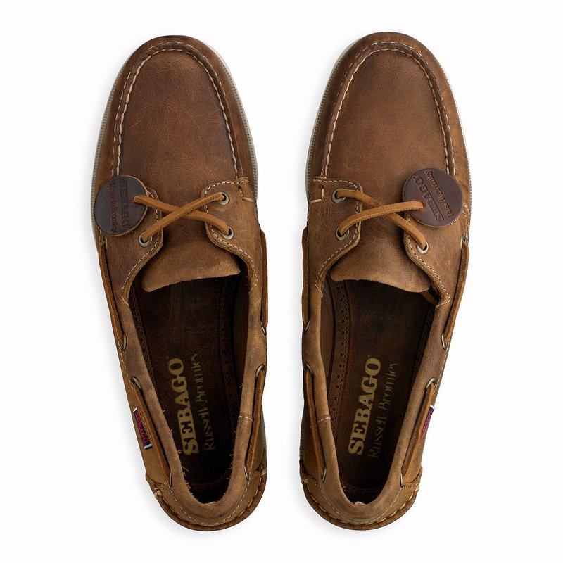 Russell And Bromley Docksides Muške Cipele Za Čamce Smeđe | PEF9339LQ