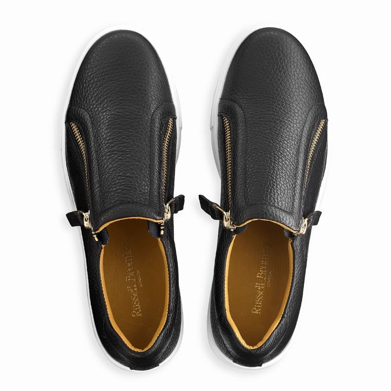 Russell And Bromley Doublepark Ženske Tenisice s Platformom Crne | ZEC3682WM