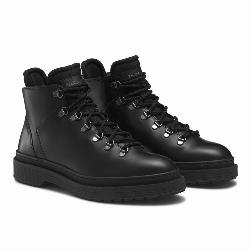 Russell And Bromley Eiger Muške Čizme Na Vezanje Crne | BSG3173YN