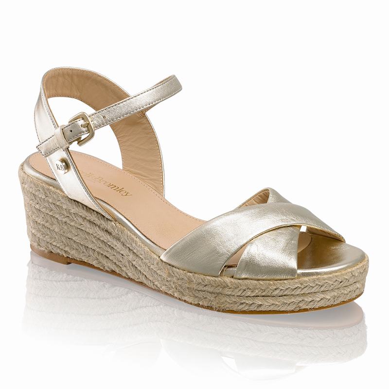 Russell And Bromley Gelato Ženske Espadrile Metalne | TQA1436HL