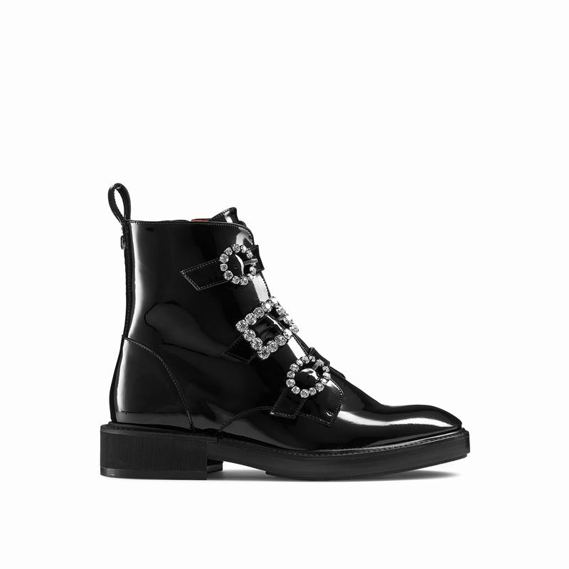 Russell And Bromley Glamorous Ženske Gležnjače Crne | QBM9125OI