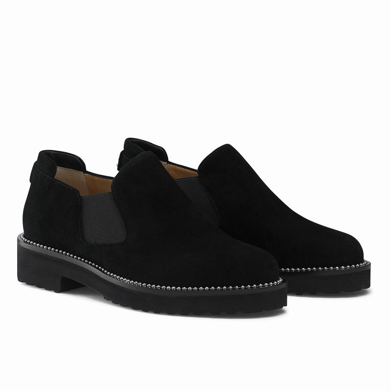 Russell And Bromley Grid Ženske Mokasinke Crne | NGU1947CU
