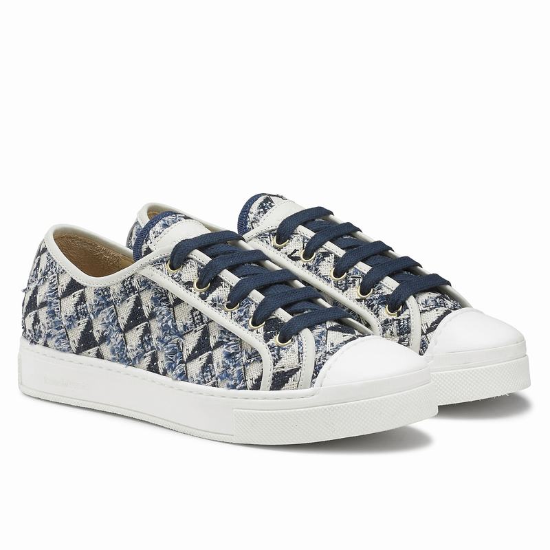 Russell And Bromley Hampton Ženske Niske Tenisice Plave | HCC8833BC