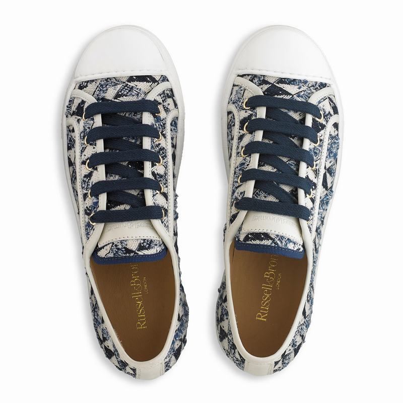 Russell And Bromley Hampton Ženske Niske Tenisice Plave | HCC8833BC