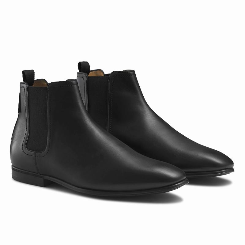 Russell And Bromley Highline Muške Chelsea Čizme Crne | NQG6483KM