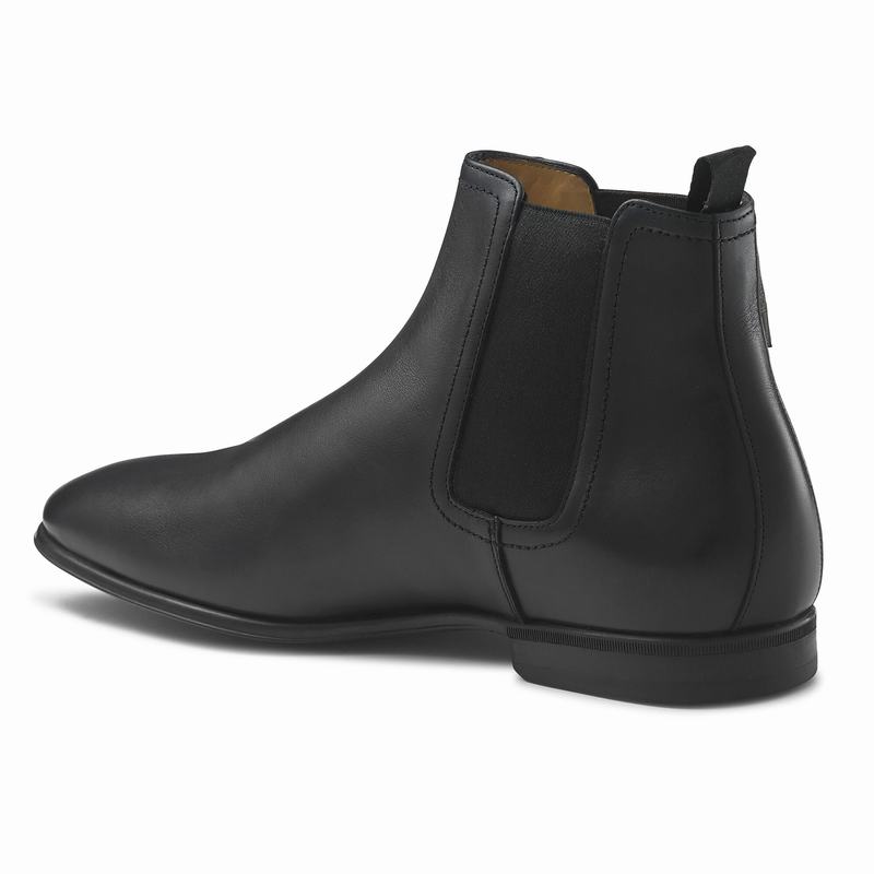 Russell And Bromley Highline Muške Chelsea Čizme Crne | NQG6483KM