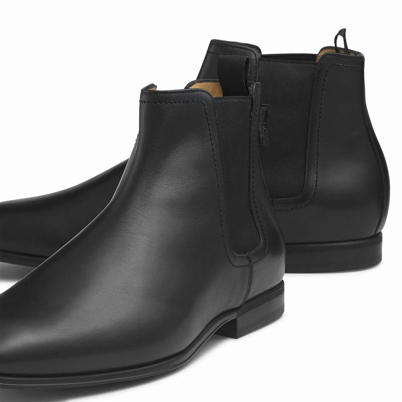 Russell And Bromley Highline Muške Chelsea Čizme Crne | NQG6483KM