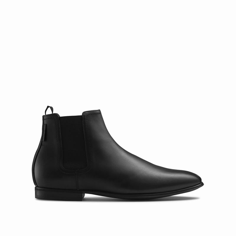 Russell And Bromley Highline Muške Chelsea Čizme Crne | NQG6483KM