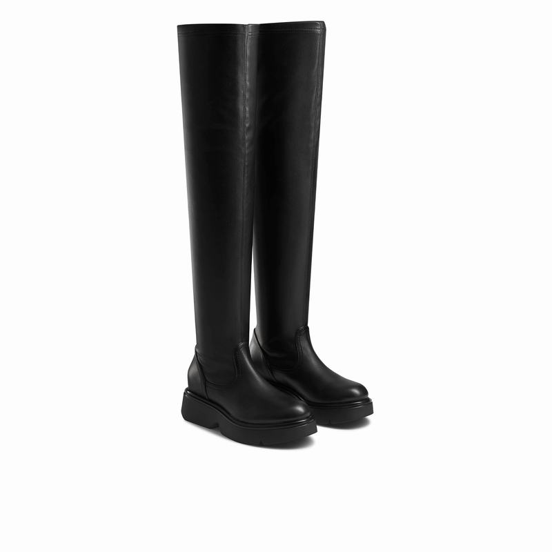 Russell And Bromley Holdtight Ženske Knee-high Boots Crne | YVZ5731CY
