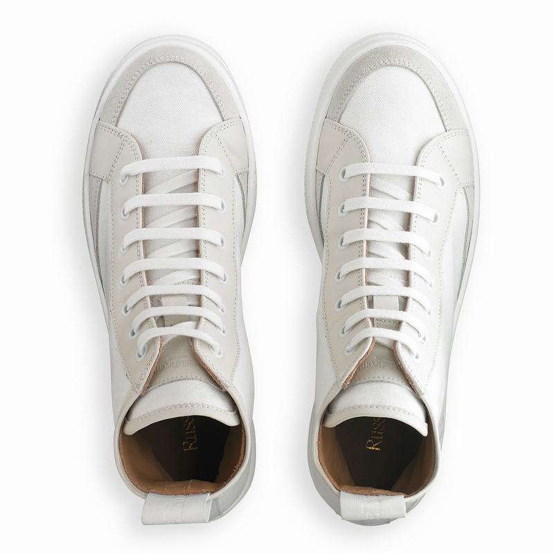 Russell And Bromley Homerun Ženske Visoke Tenisice Bijele | KPD3328YV