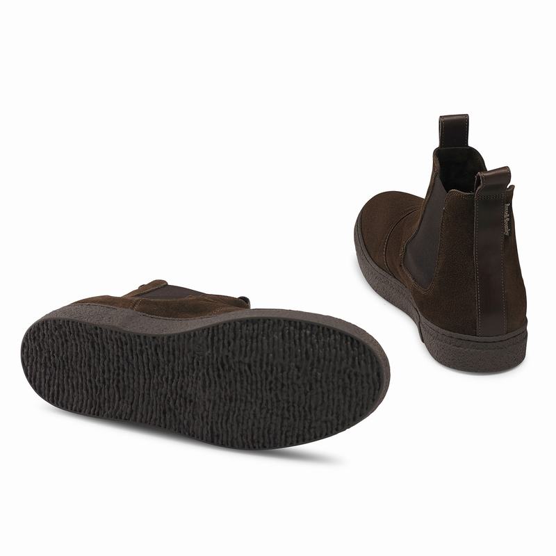 Russell And Bromley Humble Muške Chelsea Čizme Smeđe | IZJ6736KJ