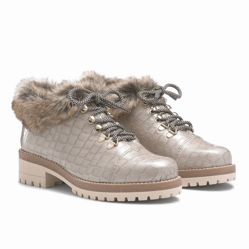 Russell And Bromley Icelander Ženske Čizme Na Vezanje Smeđe | FPD4243TS