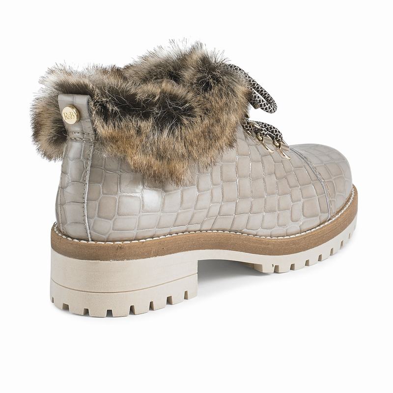 Russell And Bromley Icelander Ženske Čizme Na Vezanje Smeđe | FPD4243TS