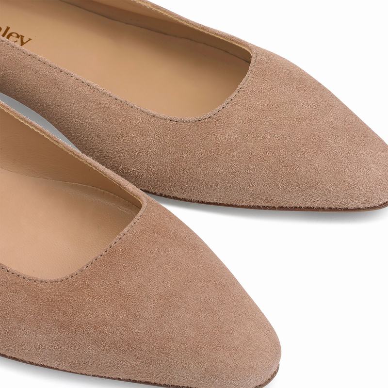 Russell And Bromley Impression Ženske Balerine Smeđe | NMF3518OM
