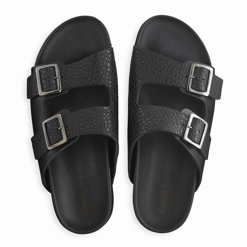 Russell And Bromley Islander Muške Sandale Crne | HQZ865ZR