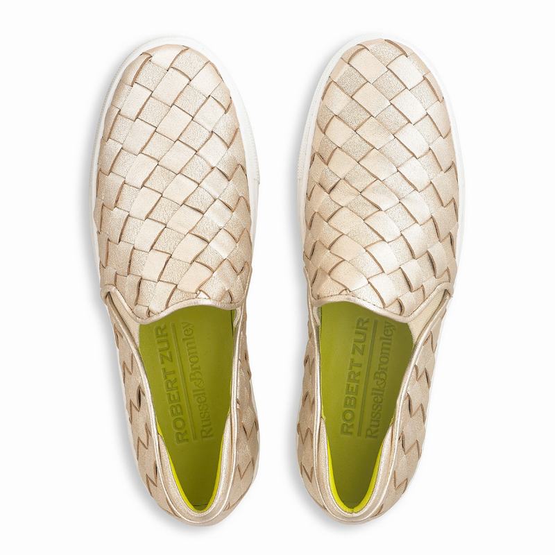 Russell And Bromley Jenna Ženske Slip On Tenisice Metalne | RSO5250EI