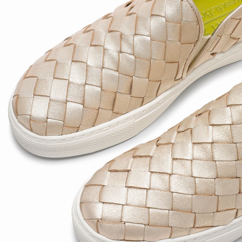Russell And Bromley Jenna Ženske Slip On Tenisice Metalne | RSO5250EI