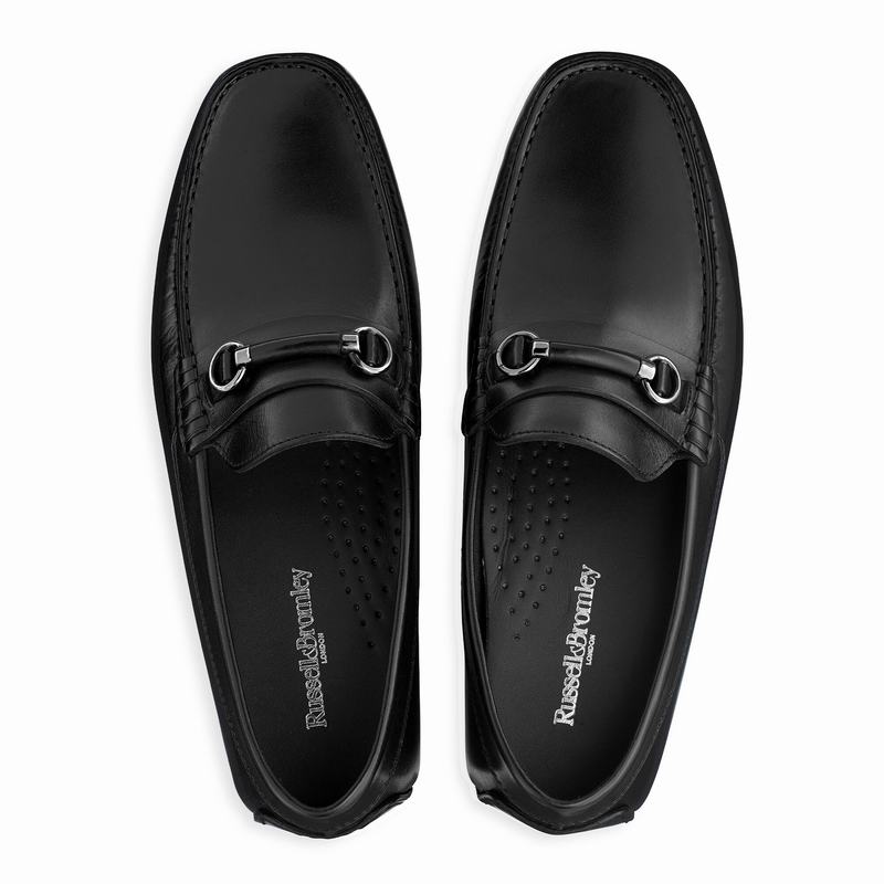Russell And Bromley Jet Set Muške Mokasinke Crne | NKS8353DG