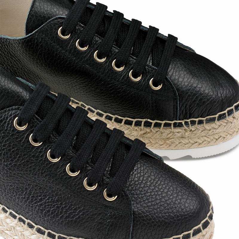 Russell And Bromley Kick Back Ženske Espadrile Crne | SKV2031PU