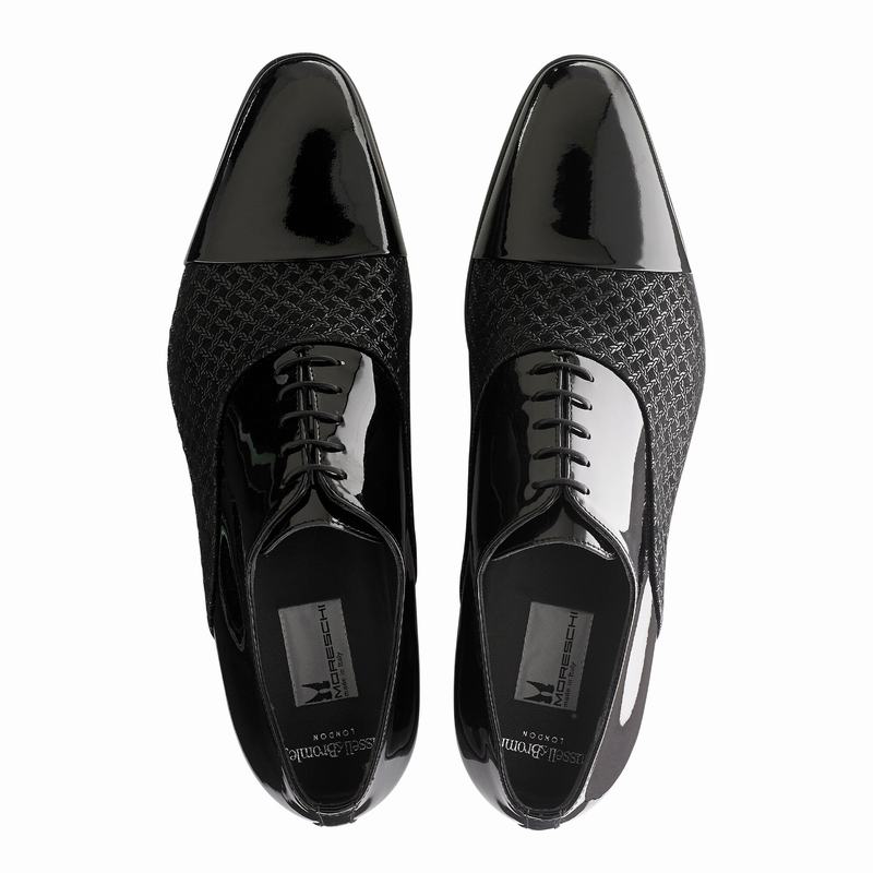 Russell And Bromley Know-how Muške Oxfordice Crne | TEL6741MY