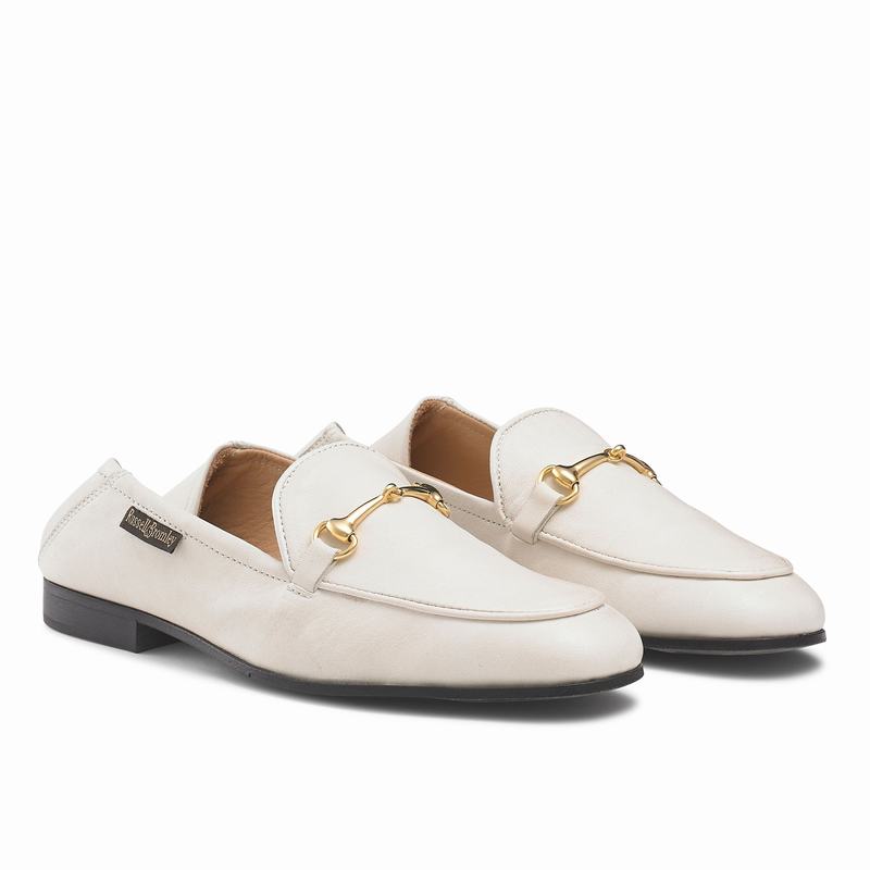 Russell And Bromley Loafer Ženske Mokasinke Bijele | BIS1529DK