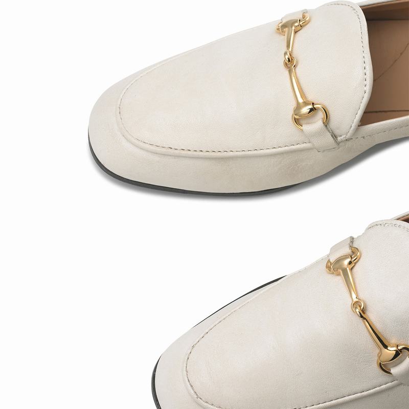 Russell And Bromley Loafer Ženske Mokasinke Bijele | BIS1529DK
