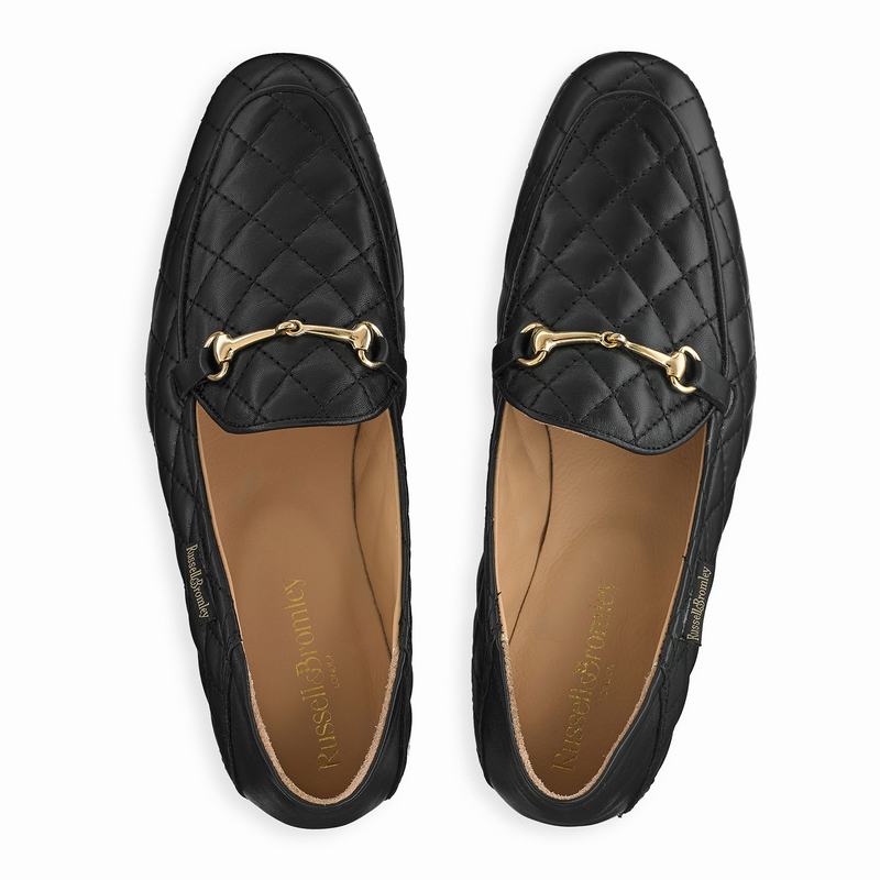 Russell And Bromley Loafer Ženske Mokasinke Crne | LHR856WF