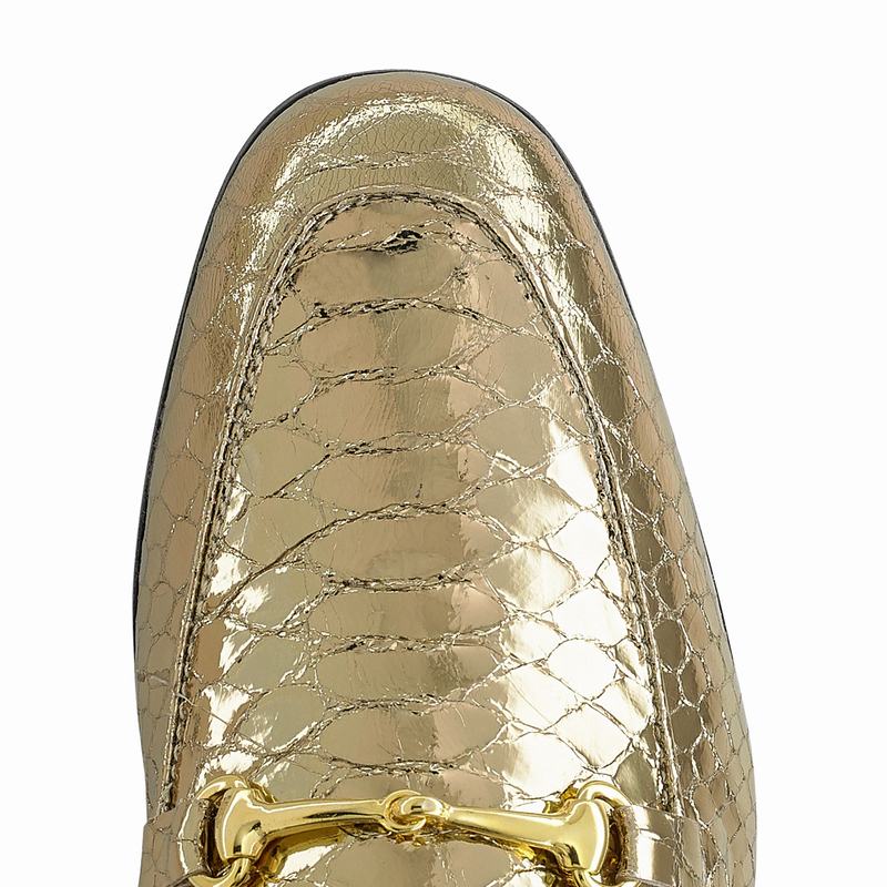 Russell And Bromley Loafer Ženske Mokasinke Metalne | SKT1338DQ
