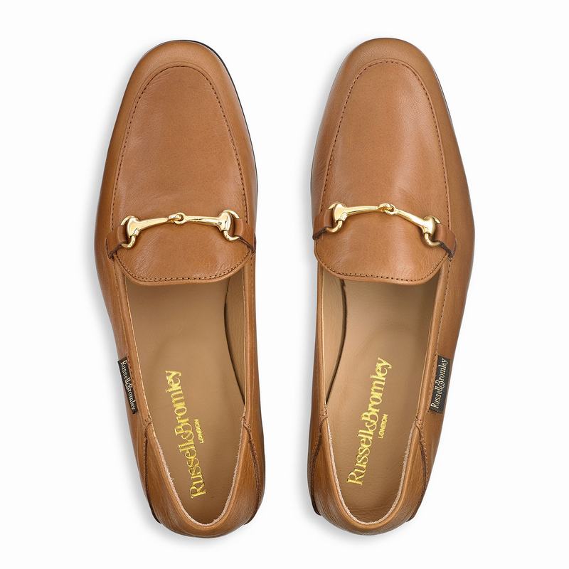 Russell And Bromley Loafer Ženske Mokasinke Smeđe | YFC853JR