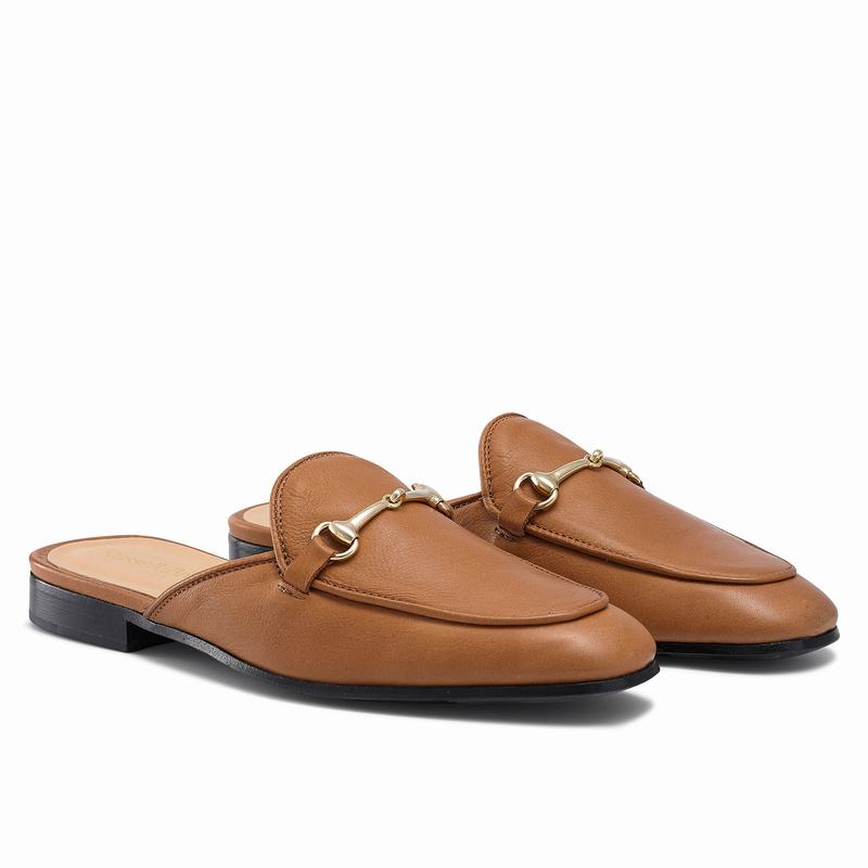Russell And Bromley Loafermule Ženske Mokasinke Smeđe | GOU3286EN
