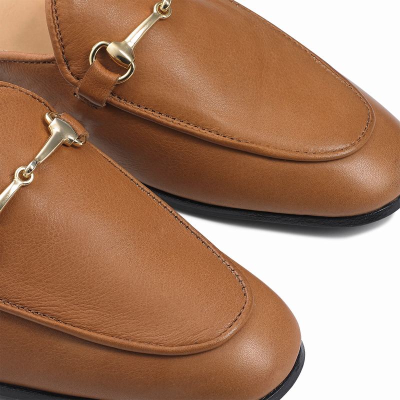 Russell And Bromley Loafermule Ženske Mokasinke Smeđe | GOU3286EN