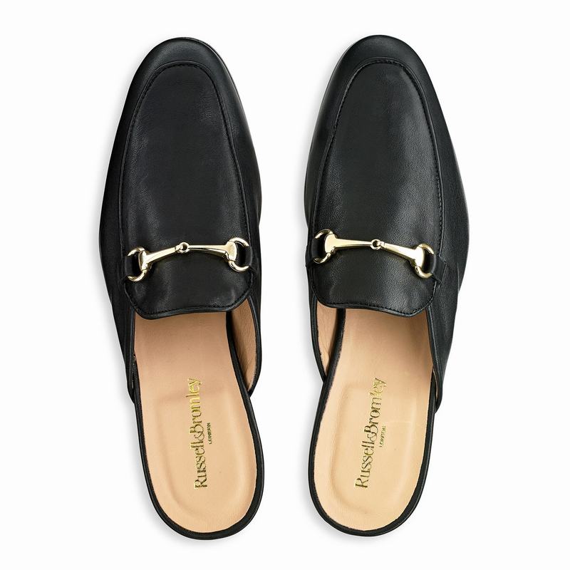 Russell And Bromley Loaferslip Muške Papuče Crne | YOZ23SR