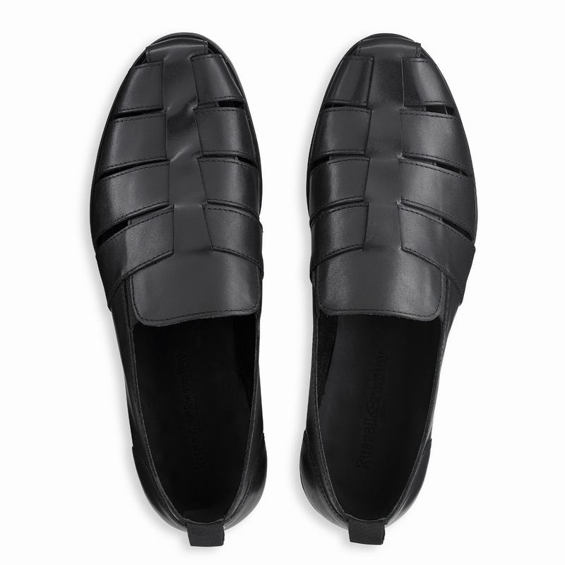 Russell And Bromley Mariner Muške Slip On Cipele Crne | HRT8984KJ