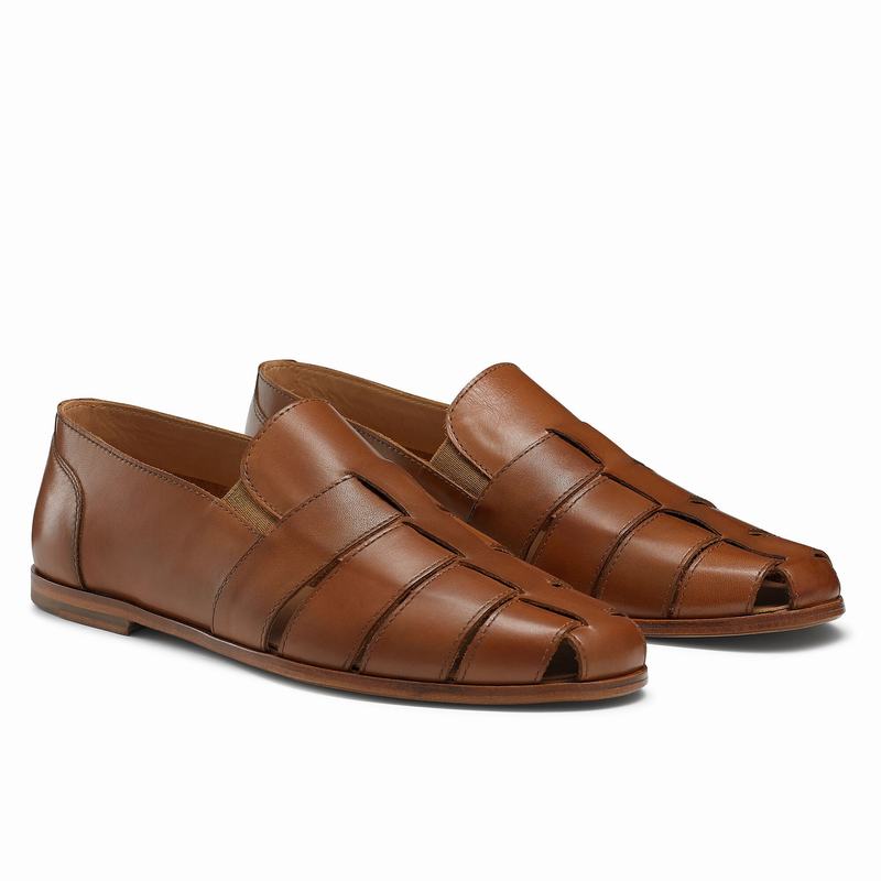 Russell And Bromley Mariner Muške Slip On Cipele Smeđe | UCL3148UB