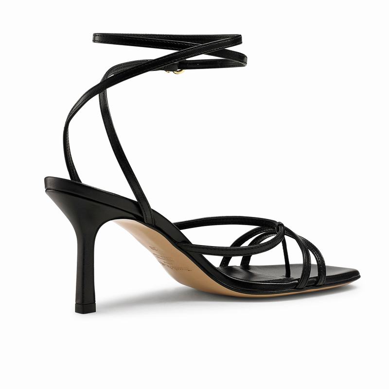 Russell And Bromley Martini Ženske Sandale Na Petu Crne | BOJ889UR
