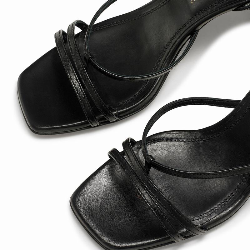 Russell And Bromley Martini Ženske Sandale Na Petu Crne | BOJ889UR