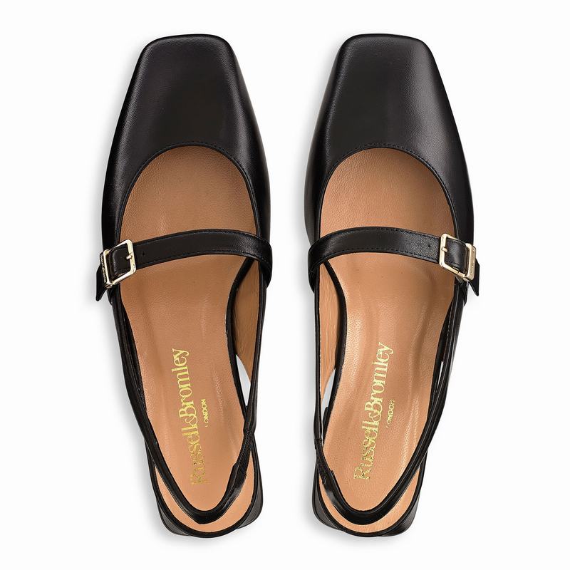 Russell And Bromley Miss Mary Ženske Balerine Crne | BCT6951YF