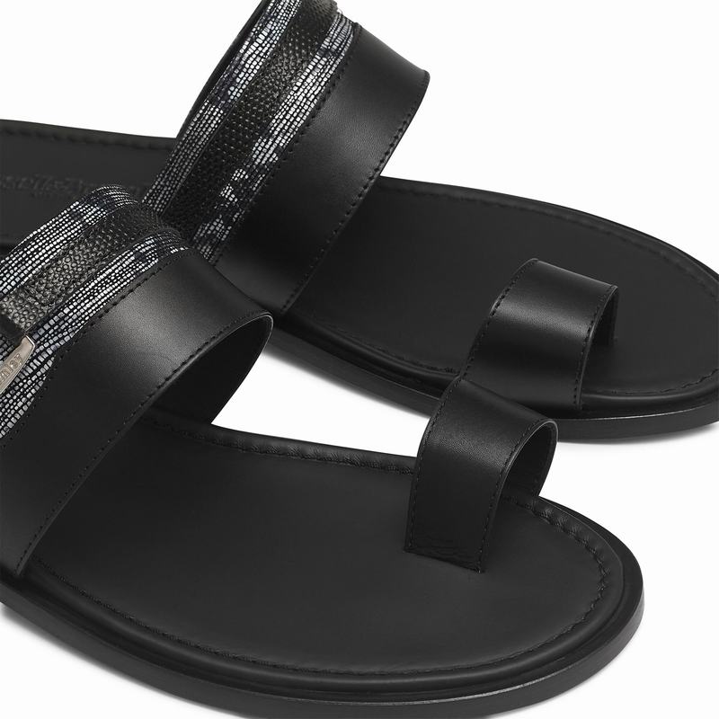 Russell And Bromley Oasis Muške Sandale Crne | EUD8647HL