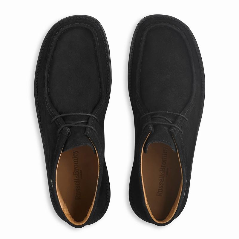 Russell And Bromley Ontario Hi Muške Cipele S Vezanjem Crne | UKT9894DI